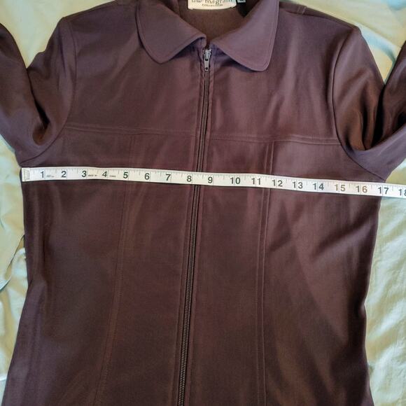 Lew Magram New York Vintage Brown Activewear Jacket Size‎ Medium - Picture 6 of 8